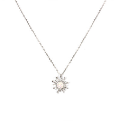 

Fashion Jewelry Bohemian Moon Star Crystal Pendant Necklace Vintage Multilayer Ladies Sun Necklace Fashion Jewelry