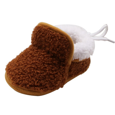 

Autumn Winter Cute Baby Warm Anti-slip Soft Soles Shoes First Walkers Casual Boots Shoes