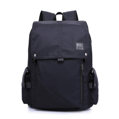 

Shoulder Bag Male Korean Chao Leisure Backpack Nylon Canvas Large Capacity Travel Bag Computer Bag for College&Middle School