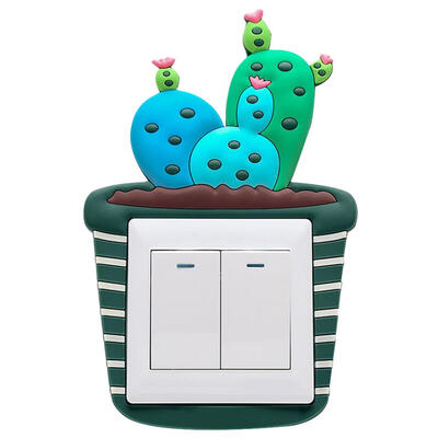 

Cartoon Cute 3D Luminous Wall Switch Stickers Kids Bedroom Home Decor