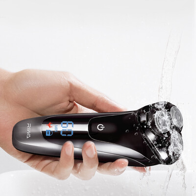 

LED intelligent display beard trimmer razor 3D floating knife head washing electric shaver man