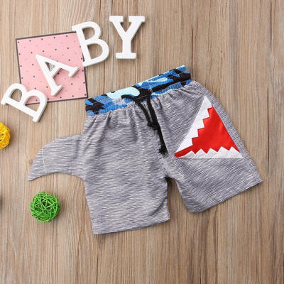 

Kids Boys Swimming Trunks Swim Shorts Cartoon Shark Camo Beachwear Clothes