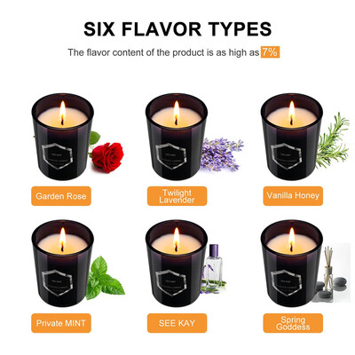 

〖Follure〗Scented Candles Gift Set Natural Soy Wax Smokeless Aromatherapy Candles Kit 6Pcs
