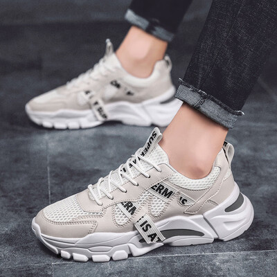 

Trend mens shoes fashion breathable shoes wild sports mesh day running tide shoes