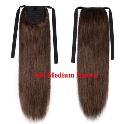 

Human Hair Ponytail Extension Wrap 20 100 Real Remy Premium 80 Grams Long Straight Human Hair Silky Soft