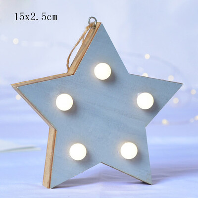 

〖Follure〗LED Light Wood House Cute Christmas Tree Ornaments Window Holiday Decoration