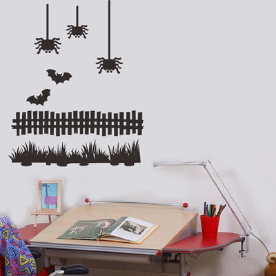 

〖Follure〗Happy Halloween Spider Bat Home Removable Wall Stickers Art Decor