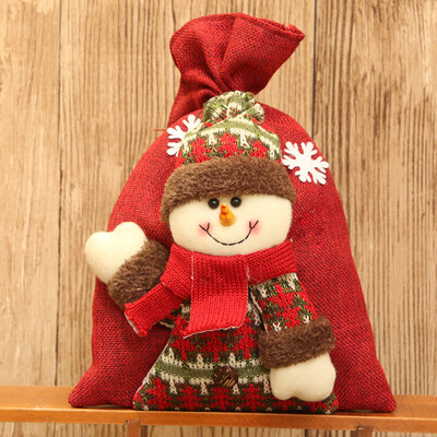 

〖Follure〗Santa Claus Snowman Elk Christmas Candy Packaging Christmas Candy Decoration