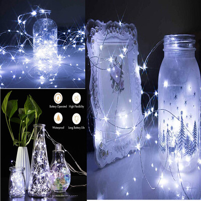 

Gobestart 6Pcs 3m30LED Fairy Light Battery Starry String Copper Wire Decor Christmas