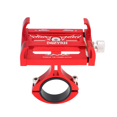 

New Hot Aluminium Alloy Bicycle Mobile Phone Holder Stands Anti-slip Adjustable Bike Motorcycle Handlebar Metal Phone Bracket