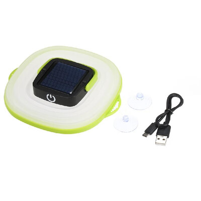 

Solar Folding Light Outdoor Adventure Lighting Camping Portable Light Soft Retractable Light Rechargeable Emergency Light