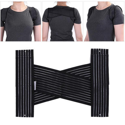 

Greensen 2Sizes New Adult Humpbacked Prevent Posture Correction Shoulder Back Support Belt