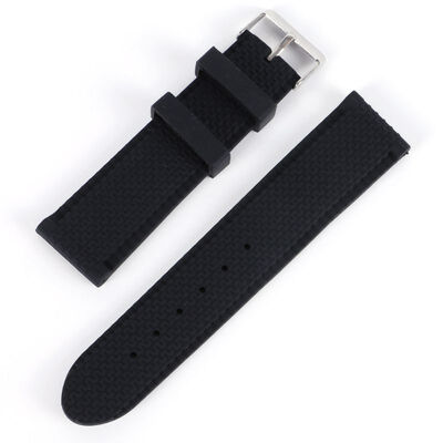 

Men Sport Band Soft Silicone Strap Rubber Waterproof Wrist Watch Band 18-24mm
