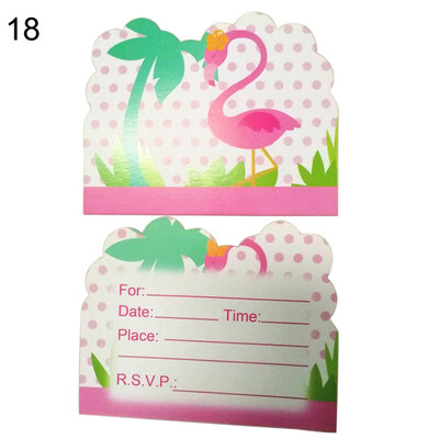 

Flamingo Paper Cup Plate Napkin Spoon Fork Box Banner Birthday Party Tableware