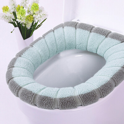 

Siaonvr Bathroom Toilet Seat Closestool Washable Soft Warmer Mat Cover Pad Cushion