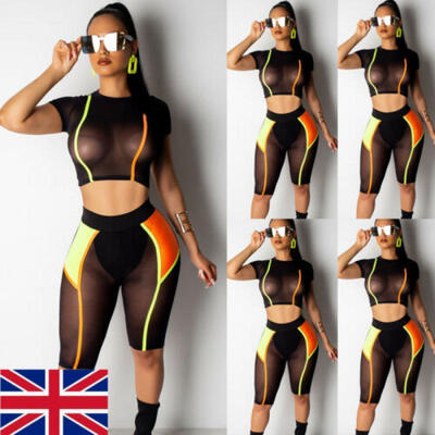 

New Women Bra Crop Top Underwear Set Sports For Training Running Gym Yoga Suits