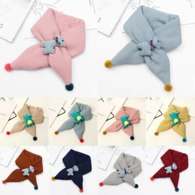 

Cartoon Baby Girls Boys Winter Scarf Warm Toddler Kids Giraffe Scarf Neck Warmer