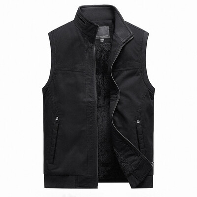 

Toponeto Men Casual Winter Thicken Warm Zipper Sleeveless Vest Jacket Coat Outwear Tops