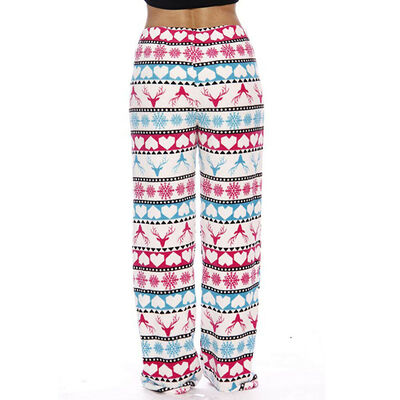

Women Christmas Pajama Pants Soft Animal Printed Sleep Trousers Loose Casual