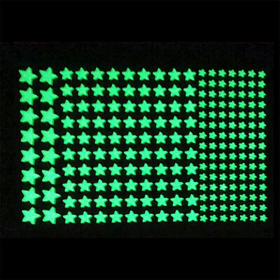 

〖Follure〗202pcs 3D Stars Glow In The Dark Luminous Fluorescent Wall Stickers Kids Bedroom
