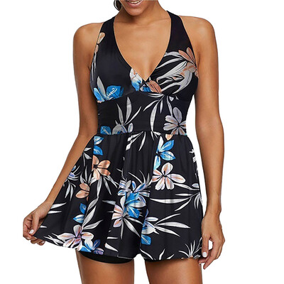 

Roseonmyhand Women 2 Piece Printed Tops Bottoms Bikini Set Swimsuits Swimwear