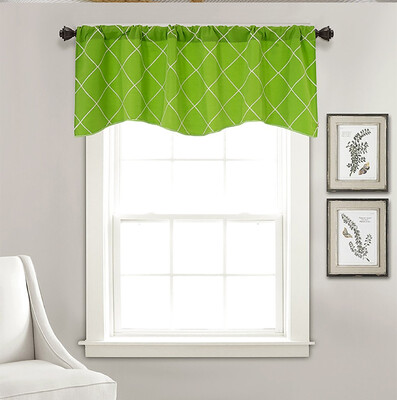 

Gobestart Valance Curtains Extra Wide&Short Window Treatment Kitchen Living Bathroom
