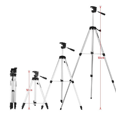 

WEIFENG WT-330A Lightweight Portable Photography Tripod Aluminum Alloy Max Load 3kg with 14" Screw Quick Release Plate for Niko