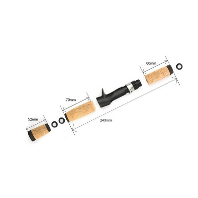 

AA Softwood Fishing Rod Handle Set DIY Handle Road Aachen Cork Handle Set Number 5