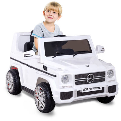

Mercedes Benz G65 Licensed Remote Control Kids Riding Car-White