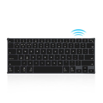 

AK31 Ultra-thin BT Keyboard 78 Keys Rechargeable Ergonomic Metal Panel Mini Keyboard For Phone PC Laptop Tablet