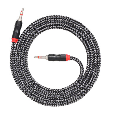

2 Meters Audio Extension Cable 35mm Jack Male to Male AUX Cable 35 mm Audio Extender Cord Braided Wire for Computer Mobile Phone
