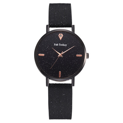 

Hot Sale Women Starry Sky Dial Ladies Quartz Rhinestone Analog Wristwatches Fashion PU Strap Clock Zegarki Damskie50