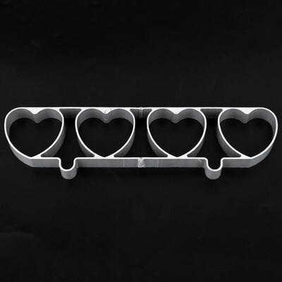 

Greensen Household Heart-shaped Biscuits Cookies DIY Baking Mold Pineapple Cake Pie Mousse Mold