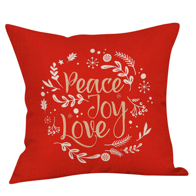 

Siaonvr Christmas Throw Pillow Cover Pillowcases Decorative Sofa Cushion Cover