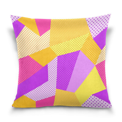 

ALAZA 16 X 16 inch Pillow Case Decorative Cushion Cover Patch Work Pattern Pattern Pillowcase