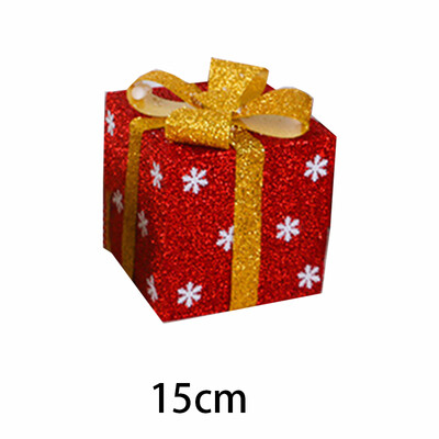 

Christmas Festival Decoration Gift Box Xmas Store Supplies Shop Window Present