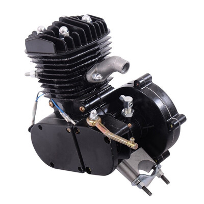 

80cc 2-Stroke Bicycle Gasoline Engine Motor Kit DIY Motorized Bike Black New-Black