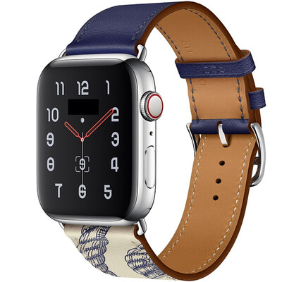 

Kebitt genuine leather men women single tour bands For apple watch series 5 4 3 iwatch strap 38 40MM 42 44mm band