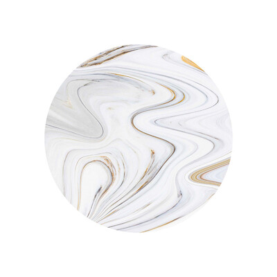 

Toponeto 3D New Round Flower Print Desktop Floor Door Waterproof Home Decorative Stickers