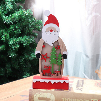 

Tailored Christmas Decorations Painted Old Man Decoration Window Decoration Light Wooden