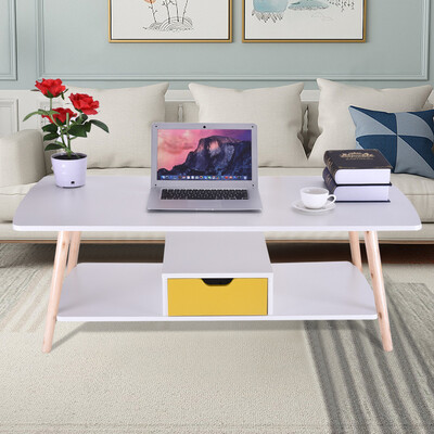 

Gobestart Modern Minimalist Living Room Small End Table Simple Home Coffee Table