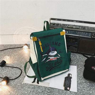 

Insfeng schoolbag female Korean version of high school backpack college students ancient Japanese version of large capacity Japane