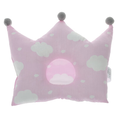 

Crown Shape Baby Pillow Infant Newborn Sleeping Headrest