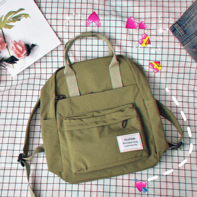 

Ins soft sister backpack female Korean junior high school students Japanese Harajuku backpack ancient feeling ulzzang backpack