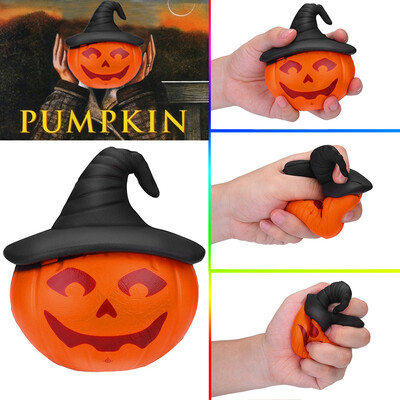 

Gotoamei Halloween Pumpkin Squishies Slow Rising Kids Toys Stress Relief Toys Hop Props