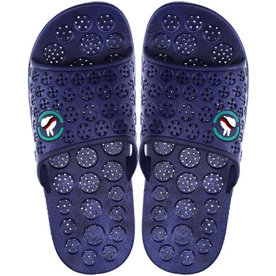 

MashiMaro rogue rabbit couple home indoor bathroom home simple soft bottom beach bath sandals&slippers MM816 dark blue 41