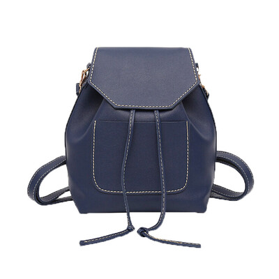 

Tailored Drawstring Bag Women Backpack Fashion Girl Student Leisure Schoolbag Soft Bag BK