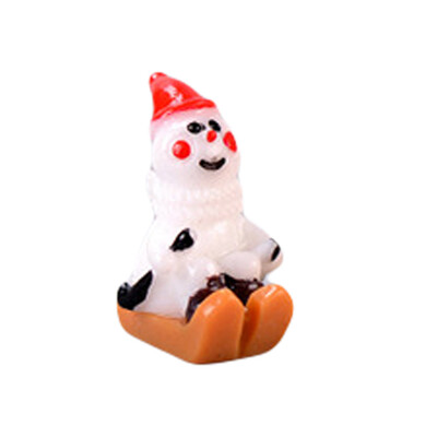 

〖Follure〗Mini Resin Christmas Tree Snowman Santa Lovely Decoration Party Decoration