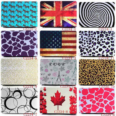 

Ultra Thin Light Weight White Purple Leopard Print Pattern Laptop Hard Case Shell Cover for Apple Macbook Retina 13 133in