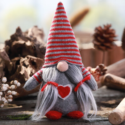 

Siaonvr Christmas Decoration Striped Hat Tied Beard Hanging Legs No Face dolAQ